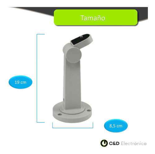 Soporte Plástico Para Cámaras De Seguridad X 10 Unidades 1