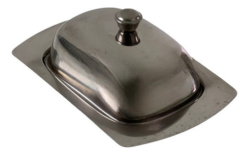 Manteigueira Com Tampa Inox Porta Manteiga Mesa Retangular 1