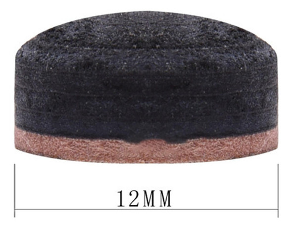 Dica Pool Cue 5 Camadas Pu M/mh Ponta Snooker Para 12 Mm 1 Dica Pool Cue 5 Camadas Pu M/mh Ponta Snooker Para 12 Mm 1