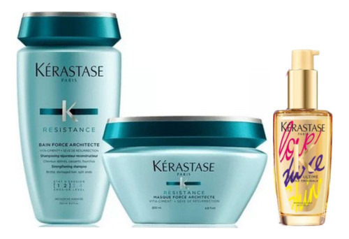 Kerastase Bain Force + Masque Force Archite + Elixir Ultime 0