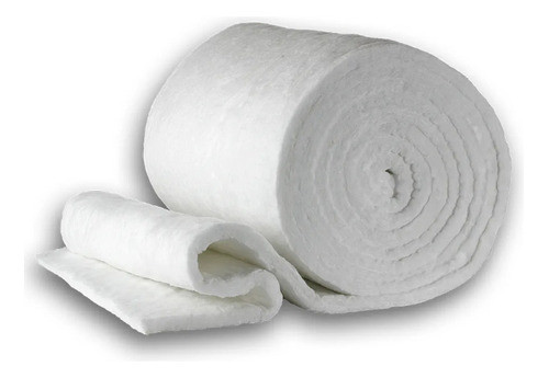 Manta Fibra Ceramica 1200 C 61 Cm X 1 Metro 25 Mm Espesor 0
