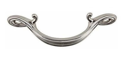 10 Manijas Silverline Arco Curvado Niquel Satinado 10.2 Cm 1