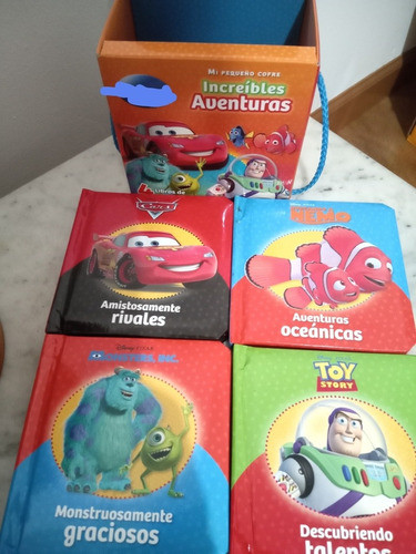 Cofre Libros Niño Increíbles Aventuras Disney 0