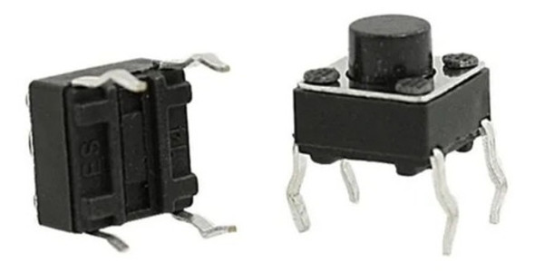 10 X Push Button Boton Pulsador Tact Switch 6x6x5 0