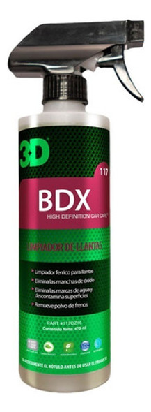3d Bdx Ferrico Limpiador De Llantas Mordazas Violeta Detail 0