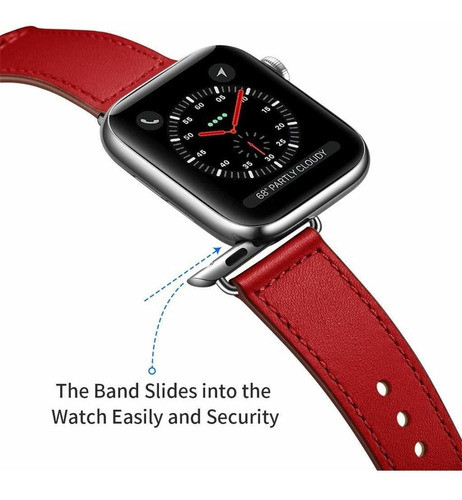 Malla Cuero Para Apple Watch (42/44mm) Kyisgos [7qnzqthc] 1