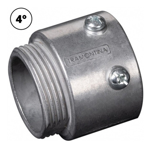 Unidut Aluminio Conico C/rosca 4 Tramontina 56126/010 1