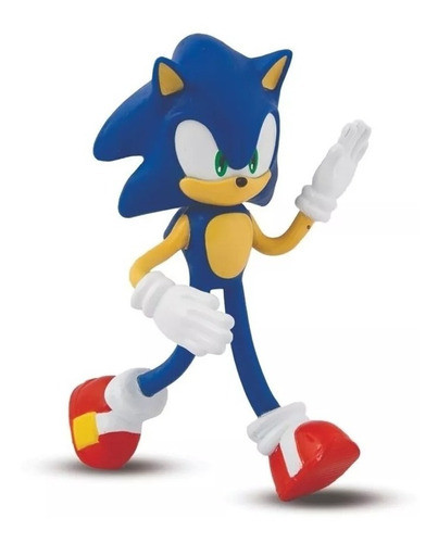 Muñecos Moldeables Sonic Y Amigos  Flexible 12cm Original 1