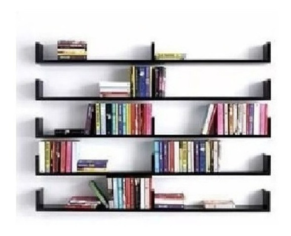 4 Prateleiras Mdf Preto Para Cd Dvd Coleções Fitas Antigas 1