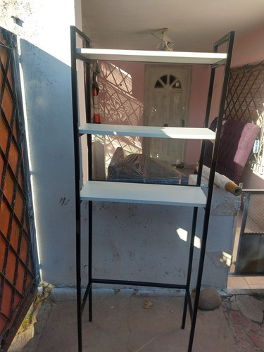 Mueble Lavarropas Mesa Organizador Estilo Industrial 1