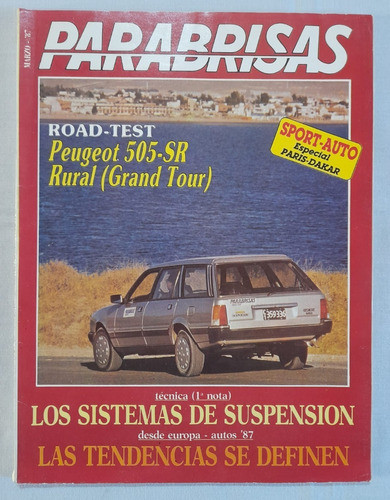 #z Lote 3 Revistas Parabrisas Nros. 106 112 113 Año 1987 1