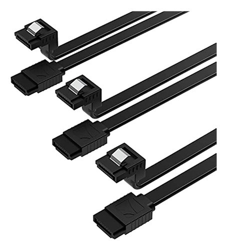 Sabrent Sata Iii (6 Gbit/s) Cable De Datos En Ángulo Recto C 0