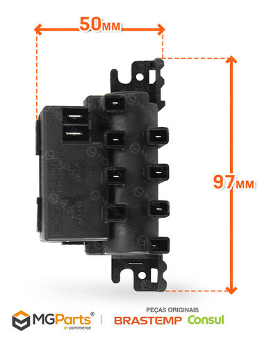 Usina Ignição 6 Saídas Fogão Brastemp Consul W10344077 1