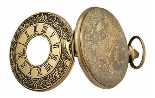 Relógio De Bolso Corrente Antigo Steampunk Original Relíquia 1