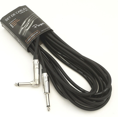 Cable Instrumento Plug Recto A Plug Angular Parquer 6 Metros 0