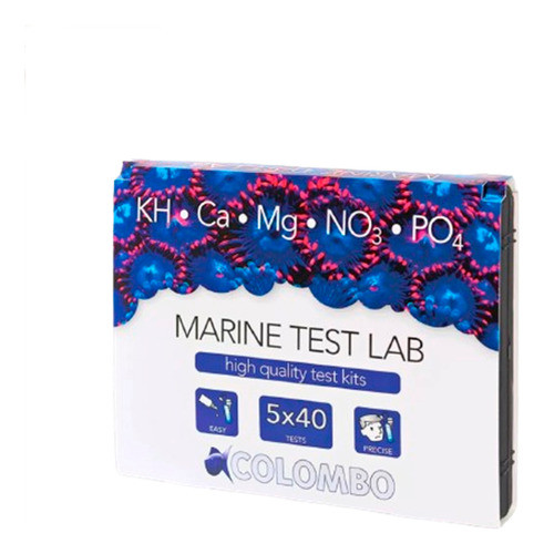 Colombo Marine Test Lab Maleta Testes P/aquario Marinho 0