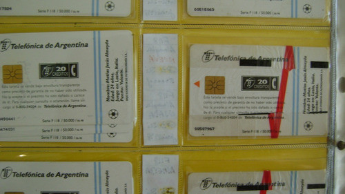 Tarjeta Telef Coleccion Telefonica Argentina F118 Almeyda N2 1