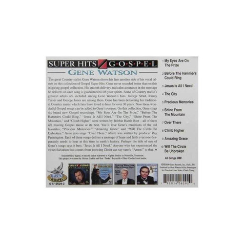 Watson Gene Gospel At It's Best Usa Import Cd Nuevo 1