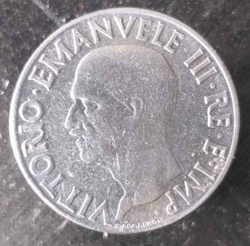 M574 Italia Moneda 1 Lira Año 1941 Km# 77b Impecable 1