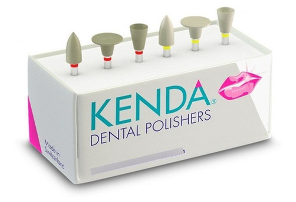 Pulidor Kenda Deluxe Diam 2pasos Hibrida Ca Kit X6 Dental 0