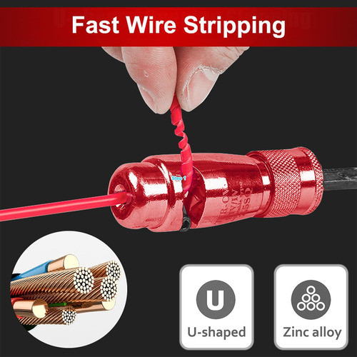 Cortador Pelacables Para Taladro, Ajustable 2,5 1