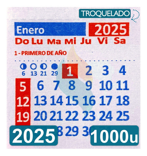 Calendario Mignon Almanaques 2023 X1000 5.5x5cm. Troquelados 0