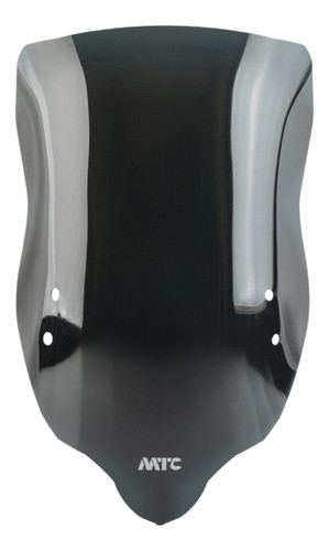 Parabrisa Elevado Con Soporte Bajaj Rouser Ns200 Negro Mtc 0