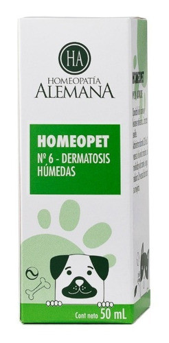 Homeopet Dermatosis Húmeda Homeopatía Alemana 0