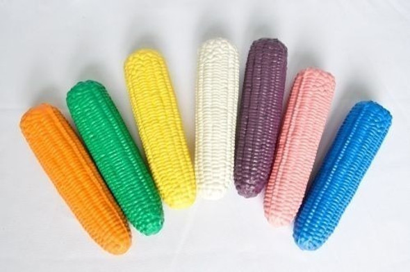 Maracas Multicolor Plasticas Choclo X 1 U Cotillon Carnaval 0