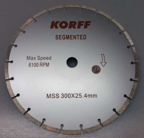 Disco Korff Segmentado 300mm X 25.4mm - Herracor 0