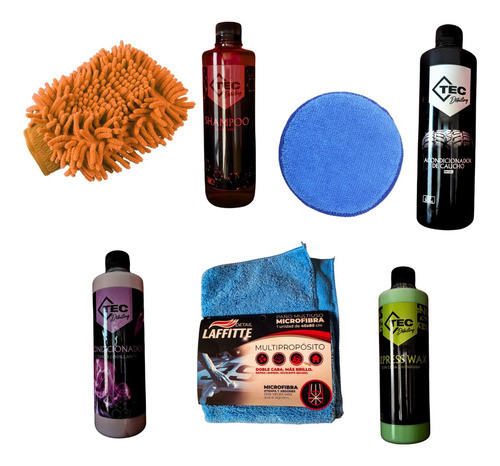 Kit De Lavado Para Auto O Moto Tec Detailing 0