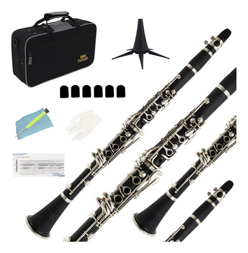Yamaer Bb Clarinete - Clarinete De Banda Para Clarinetes De 0