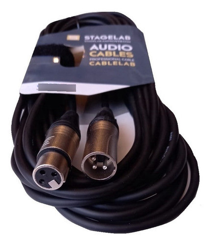 Cable Dmx Ampro Para Audio Con Ficha Canon Xlr3 (7.5mts) Mc1 1