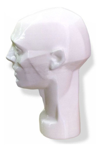 Escultura Modelo De Cabeza P/ Artistas. Dibujo Luces Sombras 0
