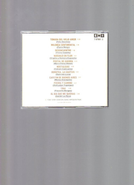 Cd Musical, Baglietto, Postales De Este Lado Del Mundo, Emi 1