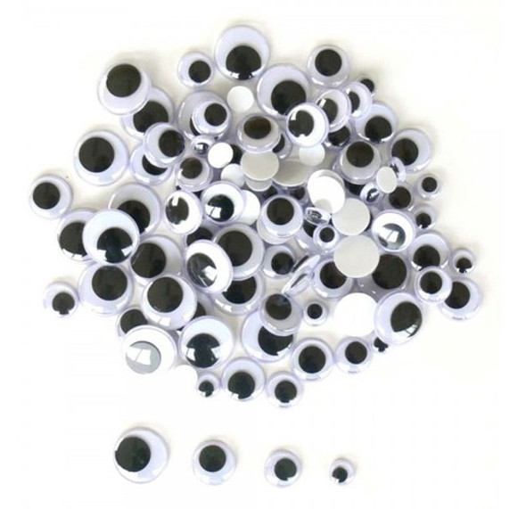 Ojitos Moviles De Plástico N° 20 Paquete X 50 Unidades 20mm. 0