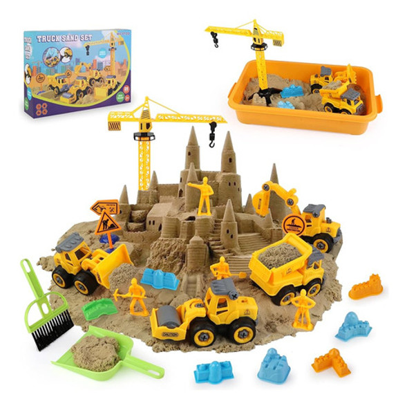 Wicotoo Sand Construction Kit, Sandbox, 2.2lbs Magic Sand W 0
