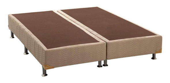 Cama Box Base Queen Suede Bege (158x20)ortobom 0
