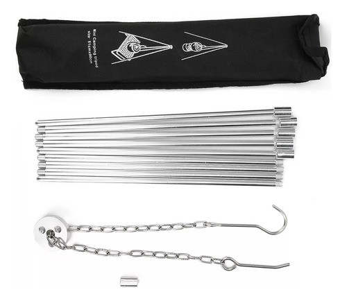 Conjunto De Churrasco Removível Com Tripé De Liga De Alumíni 1