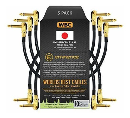 5 Unidades  Mogami 2524  12 Pulgadas  Efectos De Guitarra Ba 0