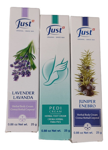 Crema De Lavanda, Crema De Enebro Y Pedicream + Estuche 0