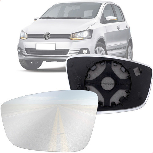 Lente Retrovisor Fox 2015 / 2016 Esquerda Original 0
