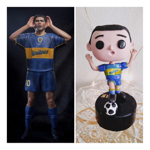 Riquelme Funkopop Boca Souvenirs Decoración Torta 1