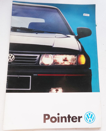 Folleto Antiguo Vw Pointer Gti No Catalogo Auto Clasico 1995 0