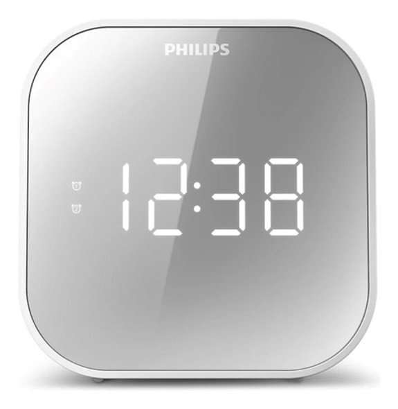 Radio Reloj Philips Tar4406 Cargador Usb Fm Mtz 0