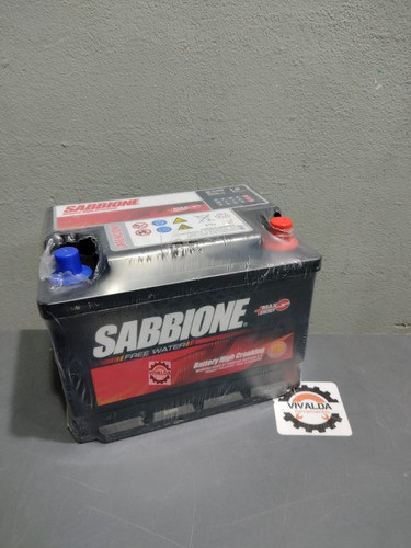 Batería Auto 12v 60ah Sabbione Arg 12x60 Gol Golf Sb12-66-b 1