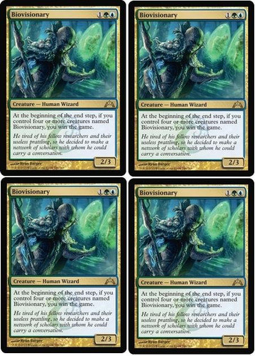 Cartas Magic: 4 Biovisionary Nmint Gatecrash!!! 0