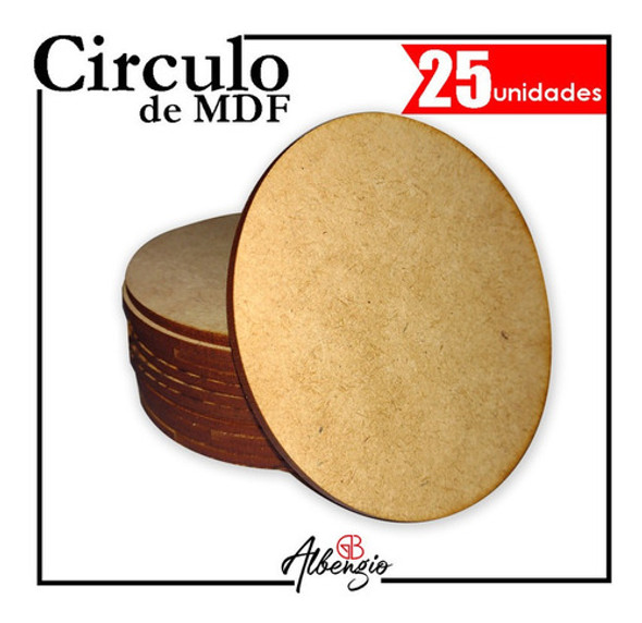 Circulo En Fibrofacil 30 Cm X25 Unid. En 3mm C30-3-25 0