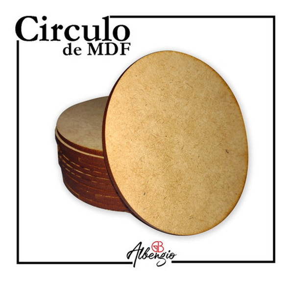 Circulo En Fibrofacil 30 Cm X25 Unid. En 3mm C30-3-25 1