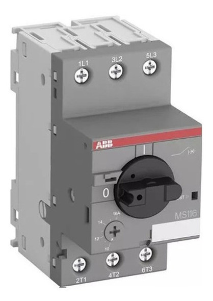 Guardamotor Tripolar Regulacion 1 A 1,6 A 50ka Abb 0